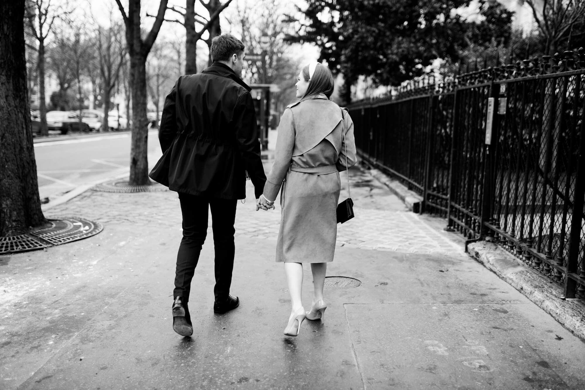 Couple session at the Trocadéro
